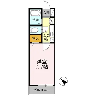 セリバテール太宰府【2階】の間取り