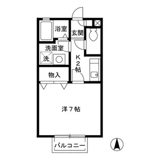 セジュール紅葉Ⅱ【1階】の間取り