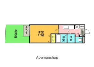 JANE HOUSE【1階】の間取り