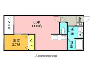サニーガーデン紫【1階】の間取り