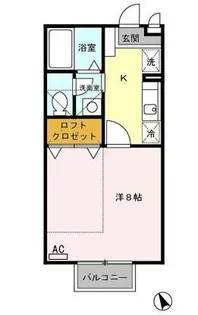 セジュールオーブ【205号室】の間取り
