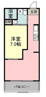 ラフテル小郡【3階】の間取り