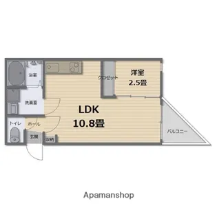 FLUKE T−FRONT【1階】の間取り