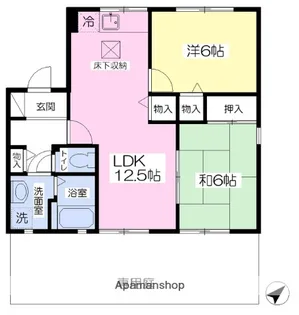 ヴェルドミール美鈴が丘【2階】の間取り