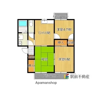 ハミング雅Ⅲ【1階】の間取り
