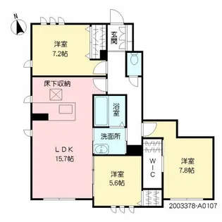 シャーメゾン・K【1階】の間取り