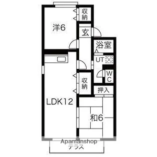 セジュールスベニール【2階】の間取り