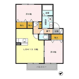 ベルデュールS【2階】の間取り