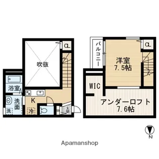 シエル・ブルー【2階】の間取り