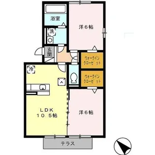 L’ESPOIR【1階】の間取り