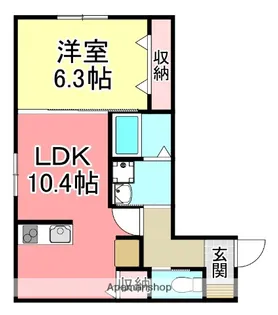 エムズ桜並木【2階】の間取り