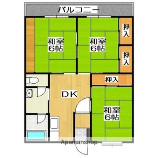 小郡ステーションビル【3階】の間取り