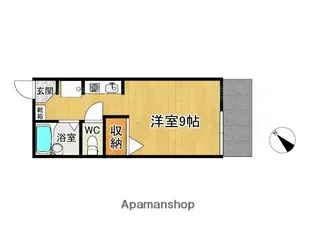 オークヒルズ二日市【2階】の間取り