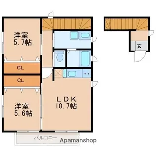 AVANCEⅡ【2階】の間取り