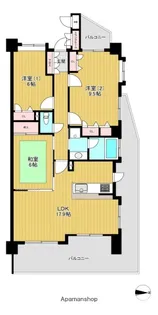 ファーネスト五条駅前【3階】の間取り