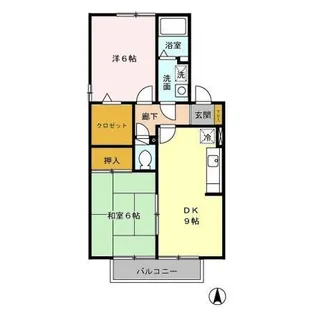 セジュール・アヴニール B棟【2階】の間取り