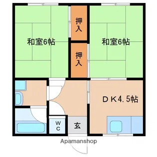 梶原ビル【3階】の間取り