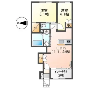 LIGHT SNOW【1階】の間取り