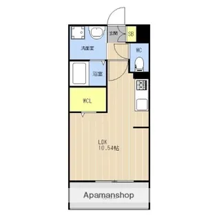 LIBTH筑紫駅前Ⅱ【5階】の間取り