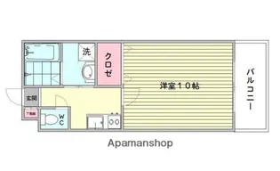 シュトラーゼ鳥栖【3階】の間取り