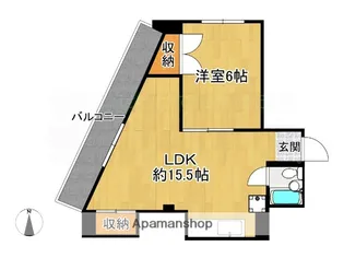 シャトー青山【3階】の間取り