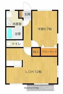 コスモアネックス【1階】の間取り