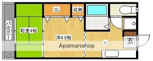 コーポFUJI【2階】の間取り