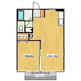 ゆうあいハイム【2階】の間取り