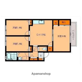 ピアフレグランス【2階】の間取り