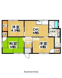 福岡県朝倉市三奈木【一戸建】の間取り