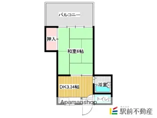 福岡県朝倉市甘木【一戸建】の間取り