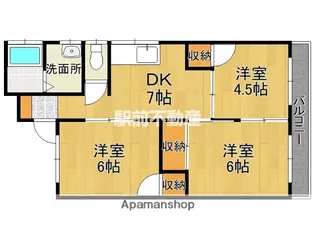 HALELEA【2階】の間取り