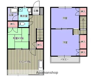 メゾン高橋【1階】の間取り