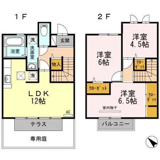 LAUREA(ラウレア)【1階】の間取り