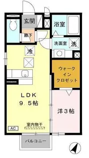 ルミエール A棟【1階】の間取り