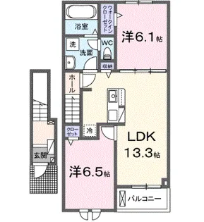 ニューライズ・М【2階】の間取り