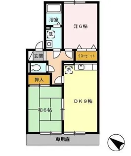 S・Kハウス A棟【1階】の間取り