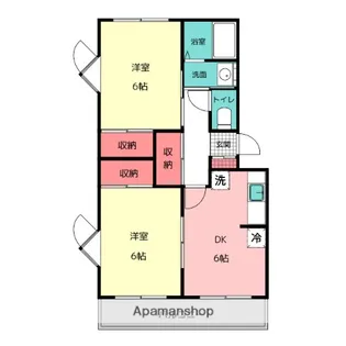ヴィラ緑ヶ丘【1階】の間取り
