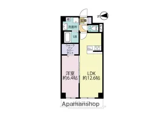 エルグランド二日市【2階】の間取り