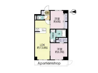 エルグランド二日市【4階】の間取り