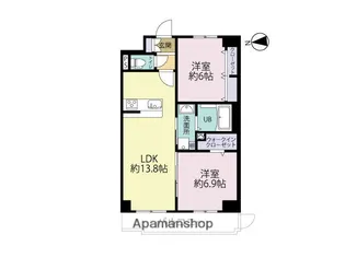 エルグランド二日市【905号室】の間取り