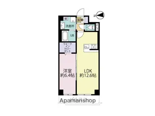 エルグランド二日市【904号室】の間取り