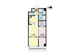 エルグランド二日市【1階】の間取り