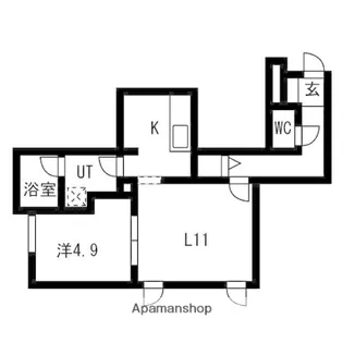 LA KASA YUMACHI 1321【2階】の間取り