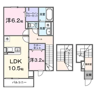 グレイス ケイ【3階】の間取り