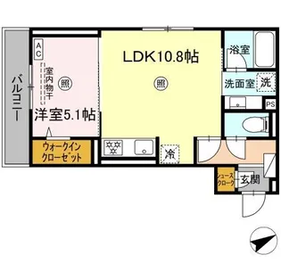 アベリアII番館【2階】の間取り