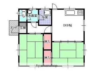 福岡県小郡市大崎【一戸建】の間取り
