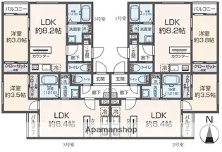 FIKA桜台【1階】の間取り