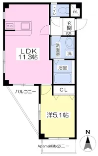 レジデンスICON【2階】の間取り