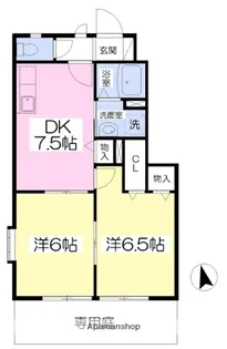 シェルネッサスⅡC【1階】の間取り